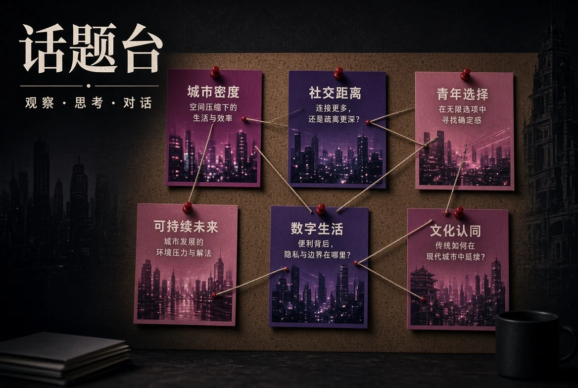 话台:从一个主题,进入多条公开内容线索